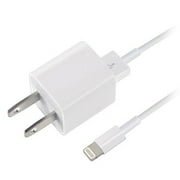 USB Wall Charger Adapter and Lightning USB Cable Charger 5 5s 6 6s 7 8 Plus X XS 1m/3FT
