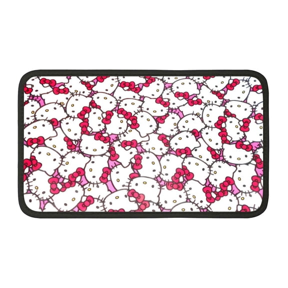 Hello kitty Car Armrest Seat Box Cover Protector Waterproof Armrest Cover Center Console Pad Universal Center Console Cover for Most Vehicles, SUV, Truck, Sedan