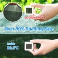 thumbnail image 5 of 90% Shade Cloth 6.5x10FT Sun Shade Net with Grommets for Garden Greenhouse Patio Pergola, 5 of 6