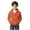 A-Orange190, variant on JAJAHO Cargo Hoodies For Kids Boys Quarter Zip Long Sleeve Hooded Sweatshirts With Zipper Pockets 5-16Y