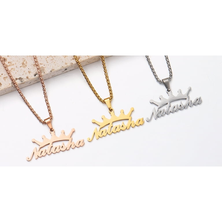 Walmart personalized hotsell nameplate necklace