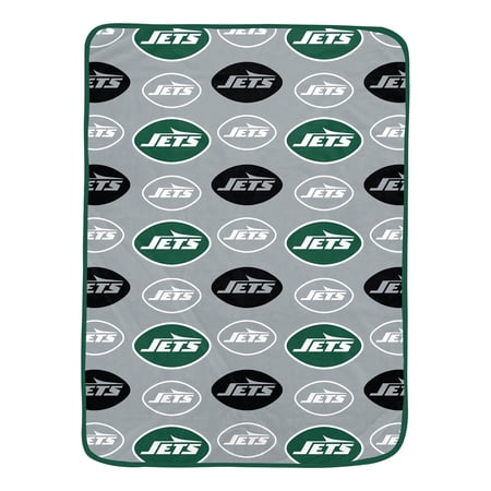 Pegasus New York Jets 60 x 72 Logo Roll Ultra Soft Blanket