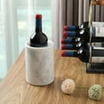 thumbnail image 4 of Marble Wine Bottle Chiller Bucket - Versatile Wine & Champagne Chillers for Bottles - Applicable to Kitchen Utensil Holder/Makeup Brush Holder/Pen Holder for desk That Also Serve as Lamp Shade, 4 of 6