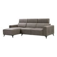 thumbnail image 2 of Pasargad Home Bari Left Facing Modern Poly Fabric Sectional Sofa in Gray, 2 of 9