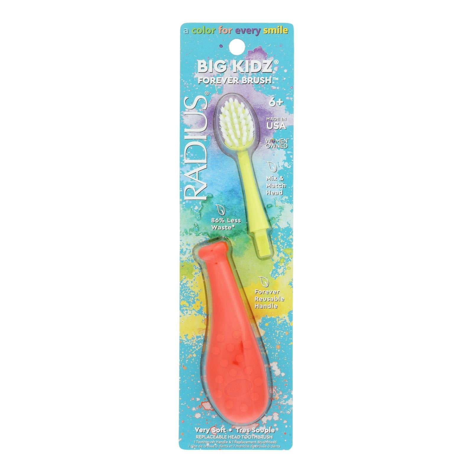 (Pack Of 6) Radius Toothbrush Big Kid 1 Each