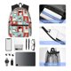 thumbnail image 4 of Fotbe Warm Christmas Memories Mochila Ligera Casual para Laptop para Hombres y Mujeres, Mochila Impermeable de Uso Diario, Mochila para Universidad, 4 of 6