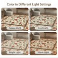 thumbnail image 7 of ODIKA 2'x3' Washable Accent Rug Bathroom Vintage Distressed Vine Border Passage Pile Hallway for Bedroom, Nursery, RV, Pet Friendly, Bedside Mat, 7 of 7