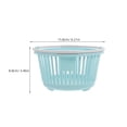 thumbnail image 2 of unbranded 3pcs Mini Shopping Baskets Plastic Berry Basket Strawberry Basket Small Plastic Basket Toy Kitchen Storage Baskets Fruit Holder Grocery Storage Basket, 2 of 8