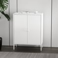 thumbnail image 2 of Naomi Armoire d'Appoint Moderne 31,5 avec 3 Tablettes Ajustables, Blanc, 2 of 9
