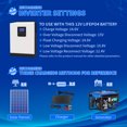 thumbnail image 4 of KEEPWORTH LiFePO4 Battery 12V 100Ah Lithium Batteries with 100A BMS, Deep Cycle Rechargeable Lithium Iron Phosphate Battery, for Solar, Marine, Trolling Motor, 4 of 7