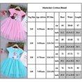 thumbnail image 2 of Robe Princesse d'Été à Manches Courtes en Tulle pour Filles Enfants Frozen Elsa, 2 of 2