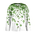 thumbnail image 5 of Saint Patrick's Day Cardigans for Women Long Sleeve Button Down Shamrock Lucky Irsh Pattern Cardigan Tops Saint Patrick's Day Gifts, 5 of 5