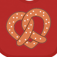 thumbnail image 4 of Inktastic Heart-shaped Pretzel Boys or Girls Baby Bib, 4 of 4