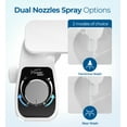 thumbnail image 2 of Hodvit Dual Nozzle Non-Electric Bidet Toilet Attachment with Filtration and Self-Cleaning, Adjustable Pressure Control, 2 of 9