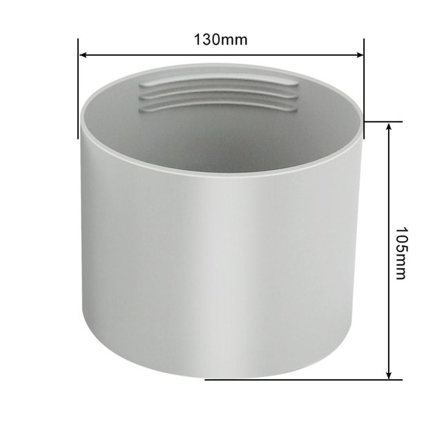 Conector de manguera de escape roscado de interfaz de aire acondicionado portátil (130 mm) Likrtyny Para estrenar