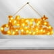 thumbnail image 5 of Lámpara de plástico con letras Colco Adorno de Navidad Lámpara LED Amarillo, 5 of 7