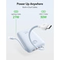 thumbnail image 2 of Power Bank VIYISI 20000 mAh 30 W de carga rápida con cables integrados, 2 of 8