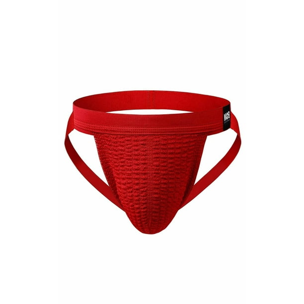 MOB Fetish Swim Jockstrap LargeRed
