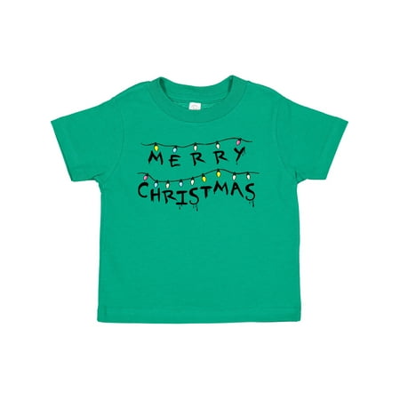 

Inktastic Merry Christmas with Strange Lights Gift Toddler Boy or Toddler Girl T-Shirt