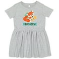 thumbnail image 3 of Inktastic Big Sis Woodland Fox Sister Girls Toddler Dress, 3 of 5