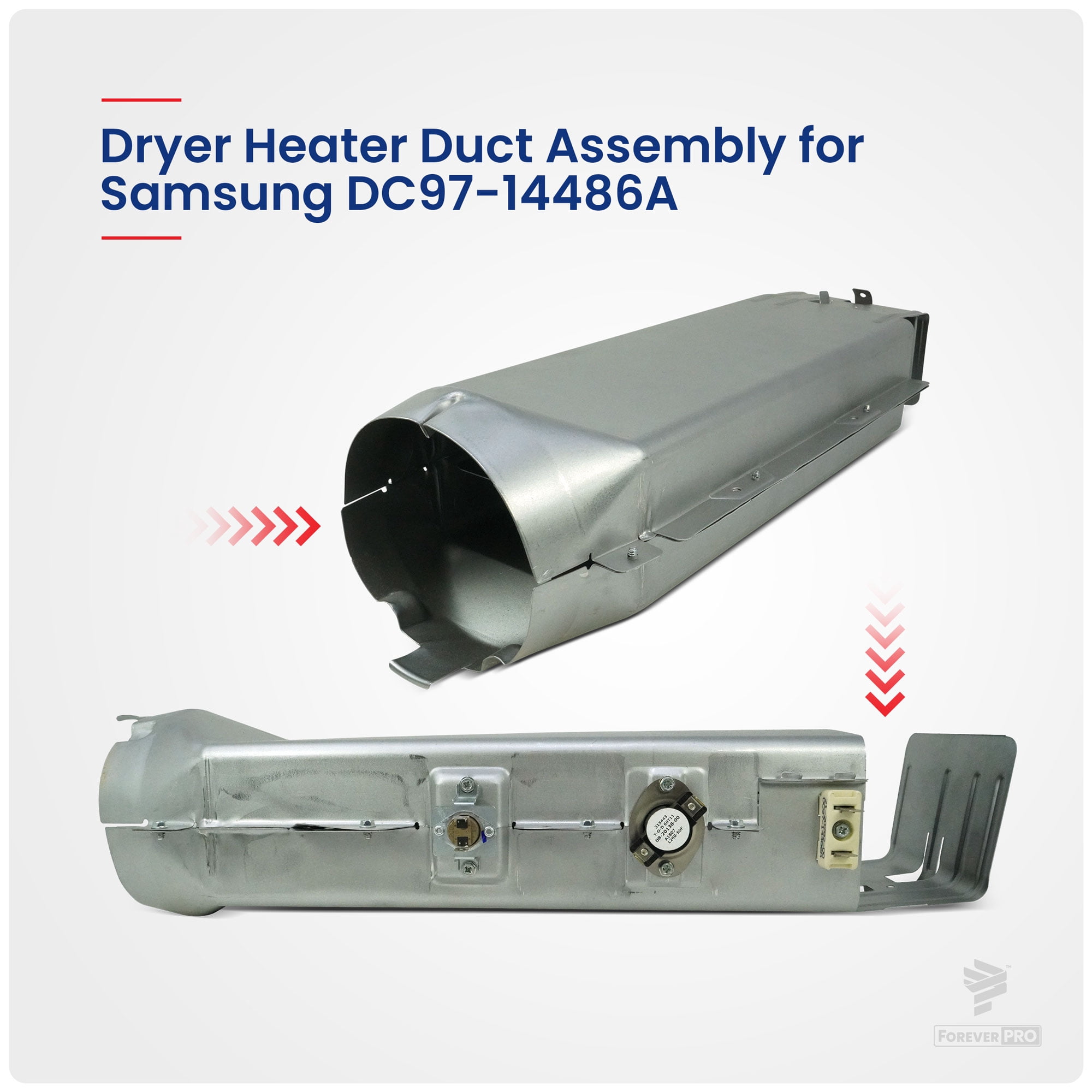 ForeverPRO DC97-14486A Heating Element Assembly for Samsung Appliance DC97-14486A