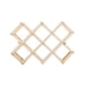 thumbnail image 1 of Botellero plegable de madera maciza para vino, soporte para barra de cocina (10 botellas, madera maciza), 1 of 6