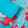 thumbnail image 6 of Child Girls Long Sleeve Rash Guard Swimsuit 2-12Y Floral Surfsuit One Piece Bathing Suit, 6 of 8