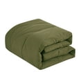 thumbnail image 5 of Bed-in-a-Bag 9-pieces Puja Olive Green Comforter and Sheet Set, Bed in Bag Green Bedding Set - Cal King Size, 5 of 8