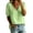 Green-short sleeve tops, variant on Womens Tops V Neck Cotton Linen Shirts Lace Eyelet Blouses Peplum Loose Fit Casual Tunic Tshirt