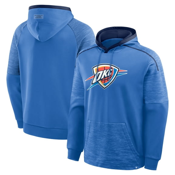 Men's Fanatics Blue Oklahoma City Thunder Pick & Roll Defender Pullover Hoodie