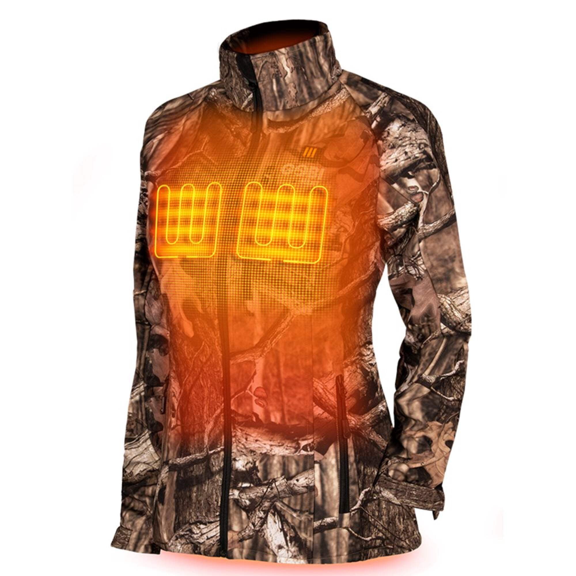 Sahara Women s Heated Hunting Jacket – Mossy Oak Camo by Gobi Heat
