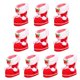 thumbnail image 2 of 10 Uds. Bolsa de dulces de Navidad caja de estilo de zapato de plástico colgantes colgantes para el hogar (S) Ehuebsd cuidado belleza, 2 of 9
