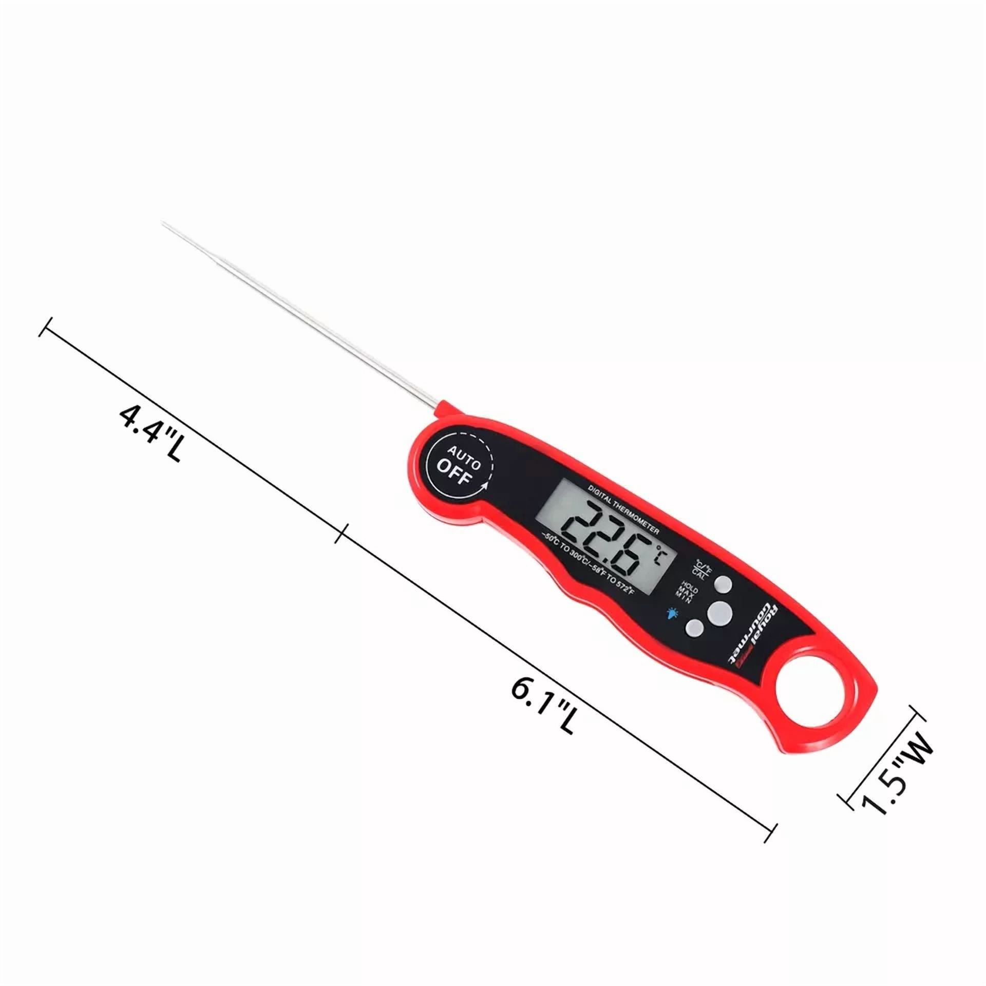 CIRCLE- Royal Gourmet Instant Read Meat Thermometer Kitchen Cooking Food Foldable Turkey