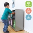thumbnail image 4 of ECR4Kids 8-Compartment Mobile Backpack Storage Cabinet, Classroom Furniture, Grey Wash, 4 of 9