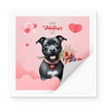thumbnail image 2 of Happy Valentine's Day Pitbull holding flowers Vinyl Sticker Terrier Dog Lover Waterproof Decal Art Decor - 03005, 2 of 5