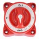 thumbnail image 4 of Uadme Interruptor de batería, 4 Posiciones 3/8in-16 Terminal IP66 a Prueba de Agua para autocaravanas 32V 350A, fácil de conectar(Rojo), 4 of 14