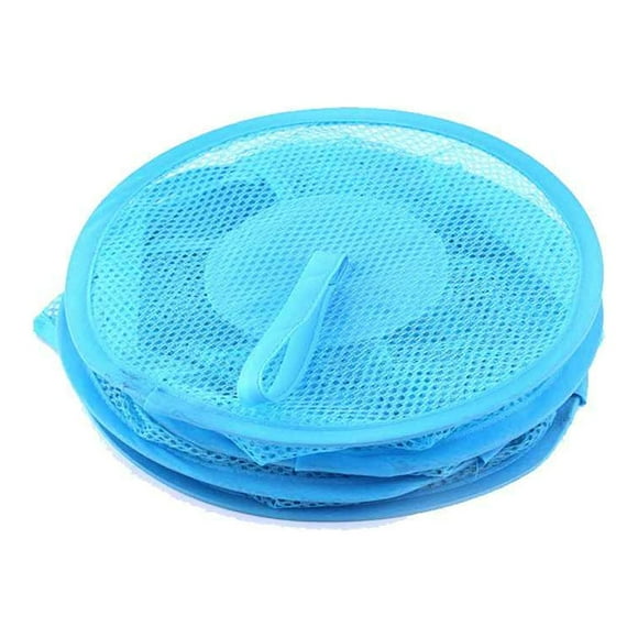 xinxixnxx Wall hanging Cylindrical storage 3 shelf wall net door closet blue