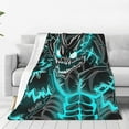 thumbnail image 2 of Kaiju No. 8 Blankets Flannel Fleece Warm Soft Throw Blanket For Couch Sofa Bed Living Room All Season Decor Gift 80"X60", 2 of 8