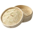 thumbnail image 2 of Monyance household bamboo steamer Asian Veg Spaghetti Bamboo Steamer Kitchen Lid(7.09X7.09X4.13Inches), 2 of 9