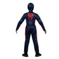 thumbnail image 2 of MARVEL’S MILES MORALES MUSCLE SUIT COSTUME - Muscle Jumpsuit with Printed Design and Polyfill Stuffing with Fabric Mask, 2 of 2