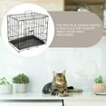 thumbnail image 5 of AURARMLET Black Wire Dog Kennel for Small Dogs, Indoor Pet Crate Confinement, and Secure 1 Set, 5 of 6