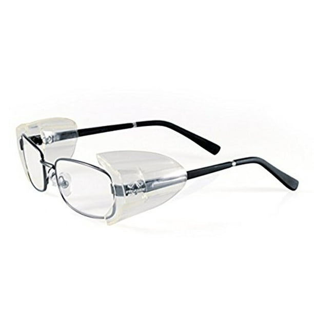 VIEEL Safety Glasses Side Shields, Slip On Clear Side Shields for