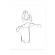 thumbnail image 3 of Dibujo de una línea abstracta de mujer desnuda, pintura en lienzo, impresiones, figura femenina desnuda, boceto de línea mínima, póster, decoración artística para el hogar, 3 of 5