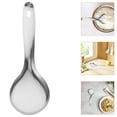 thumbnail image 4 of 4pcs Spoons de arroz de acero inoxidable espesado cucharas de sopa cucharas de hogar, 4 of 7