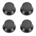 thumbnail image 2 of 4PCS Metal Knob Caps, Easy Install Metal Tone Volume Control Knobs for Electric Guitar Bass, ST Style Compatible, 6mm Inner Diameter Potentiometer, 2 of 7