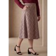 thumbnail image 4 of Jessica London Women's Plus Size Bi-Stretch Swing Skirt, 4 of 4