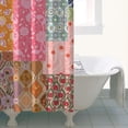 thumbnail image 4 of Pioneer Flower Floral Print Pattern Shower Curtain 36"x72" ,Bathroom Decorative Shower Curtains Set with 12 Hooks,Modern Waterproof Washable Shower Curtain, 4 of 6