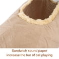 thumbnail image 2 of Cat Tunnel Plegable Suede Flush Cat Channel Desmontable Drilling Suede Flush Bucket Con Pequeño Agujero Bola Colgante De Papel Con Sonido Para El Hogar De Mascotas Yuarrent PT001024-00, 2 of 7