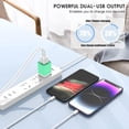 thumbnail image 2 of Dual Port USB Charger Block, [4Pack] Fast Charging Blocks 5V 2.1A,USB Wall Plug Adapter Cube for Compatible for iphone 15 14 13 12 Pro Max/Pro/XR/8/7/Plus,iPad/Air/Mini,Galaxy9/8-Color, 2 of 14
