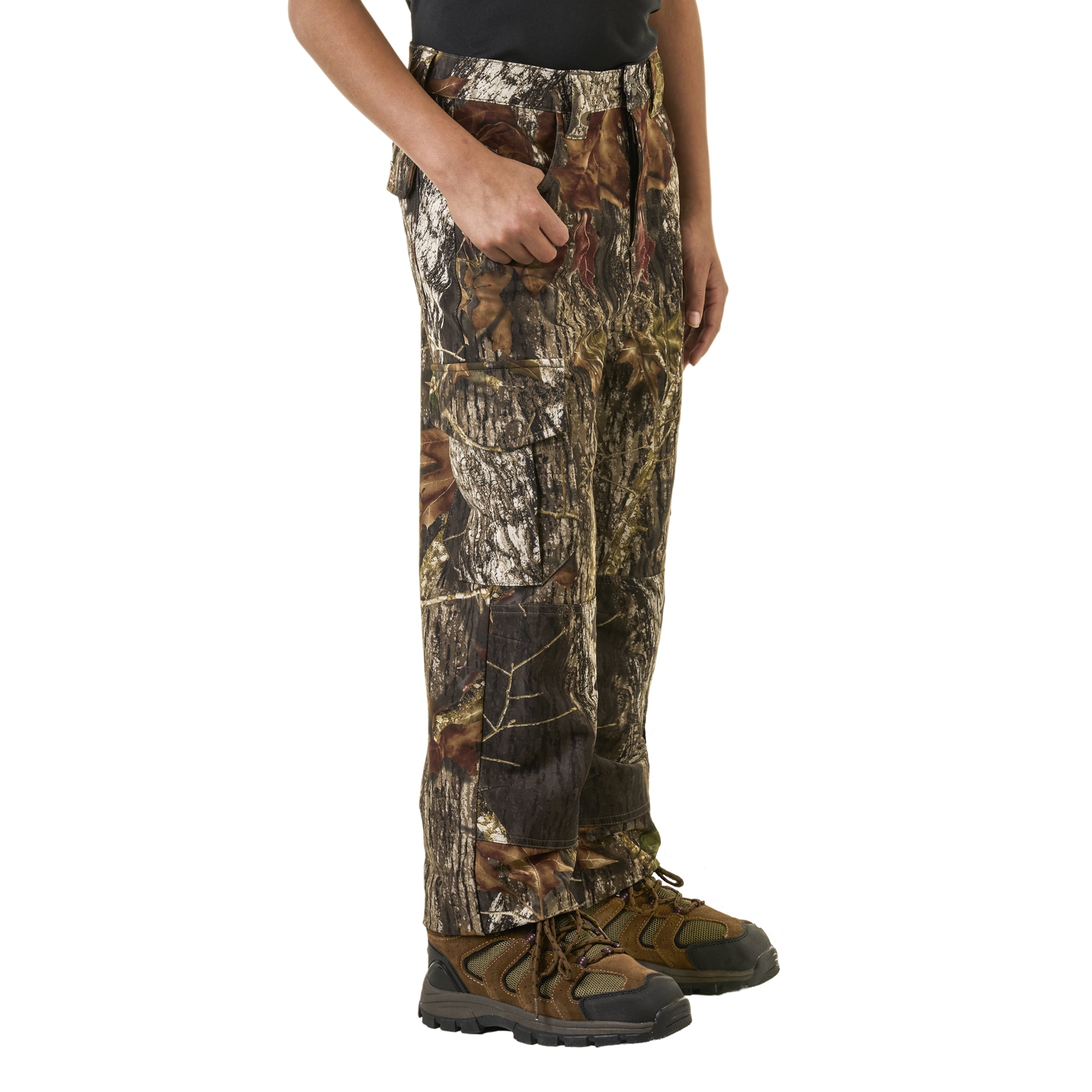 Mossy Oak Breakup Youth Stretch Cargo Hunting Pant, Mossy Oak Breakup, XL